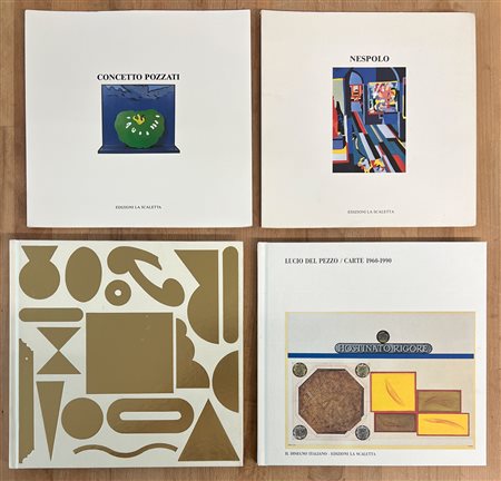 GALLERIA LA SCALETTA, REGGIO EMILIA (POP ART ITALIANA) - Lotto unico di 4 cataloghi