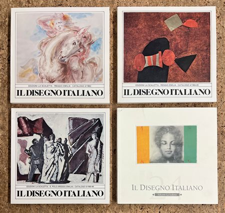 GALLERIA LA SCALETTA, REGGIO EMILIA (IL DISEGNO ITALIANO) - Lotto unico di 4 cataloghi