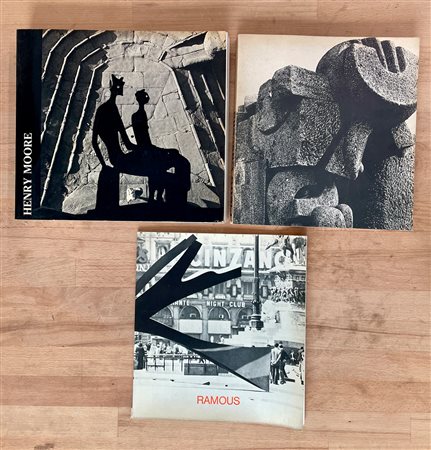 HENRY MOORE E PIETRO CASCELLA - Lotto unico di 3 cataloghi