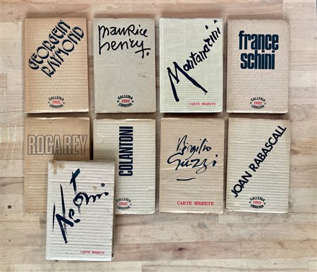 CARTE SEGRETE - RIVISTA TRIMESTRALE DI LETTERE E ARTI - Lotto unico di 9 numeri