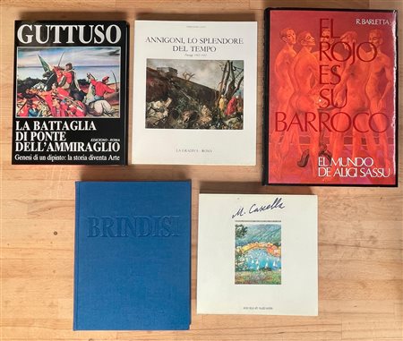 ARTE FIGURATIVA ITALIANA - Lotto unico di 5 cataloghi