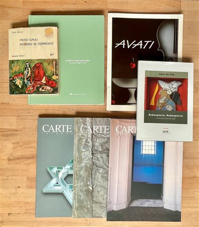 ARTE CONTEMPORANEA - Lotto unico di 4 cataloghi e 3 riviste