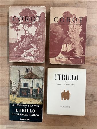 UTRILLO E COROT - Lotto unico di 4 cataloghi