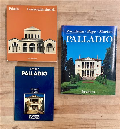 ANDREA PALLADIO - Lotto unico di 3 cataloghi