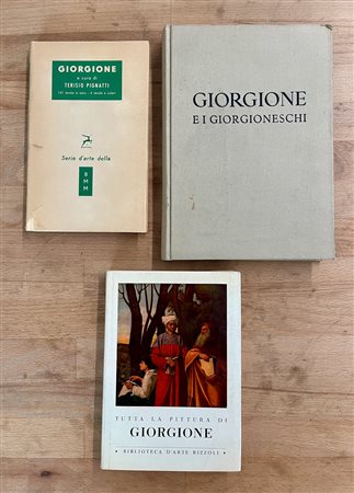 GIORGIONE - Lotto unico di 3 cataloghi