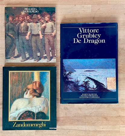 ZANDOMENEGHI, PELLIZZA DA VOLPEDO E VITTORE GRUBICY DE DRAGON - Lotto unico di 3 cataloghi