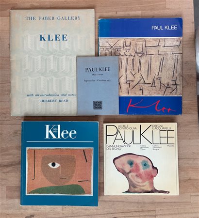 PAUL KLEE - Lotto unico di 5 cataloghi