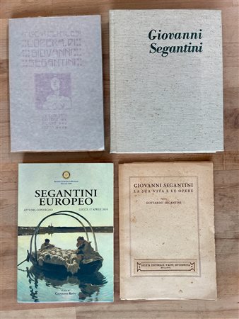 GIOVANNI SEGANTINI - Lotto unico di 4 cataloghi