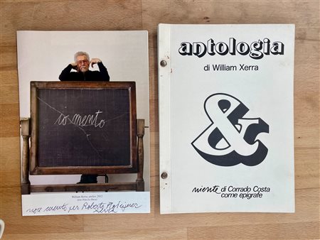 CATALOGHI AUTOGRAFATI (WILLIAM XERRA) - Lotto unico di 2 cataloghi