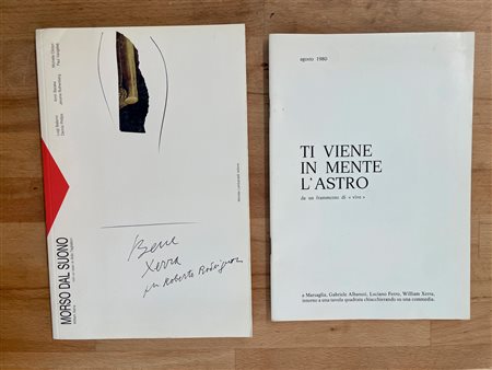 CATALOGHI AUTOGRAFATI (WILLIAM XERRA) - Lotto unico di 2 cataloghi