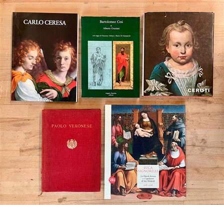 PITTORI ANTICHI ITALIANI - Lotto unico di 5 cataloghi