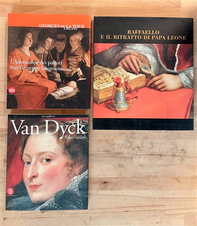 RAFFAELLO E VAN DYCK - Lotto unico di 3 cataloghi