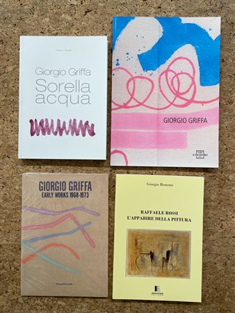 GIORGIO GRIFFA E RAFFAELE ROSSI - Lotto unico di 4 cataloghi