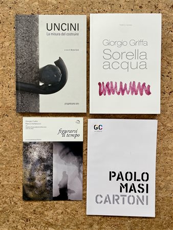 ARTE ITALIANA DEL DOPOGUERRA (UNCINI, GRIFFA, MASI E CUTINI) - Lotto unico di 4 cataloghi:ì