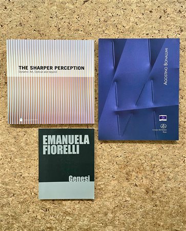 AGOSTINO BONALUMI, ARTE CINETICA E EMANUELA FIORELLI - Lotto unico di 3 cataloghi: