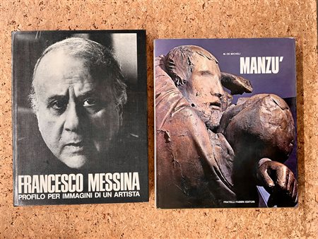 GIACOMO MANZÙ E FRANCESCO MESSINA - Lotto unico di 2 cataloghi