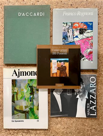 PITTURA FIGURATIVA ITALIANA - Lotto unico di 5 cataloghi