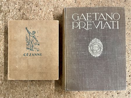 GAETANO PREVIATI E PAUL CÉZANNE - Lotto unico di 2 cataloghi