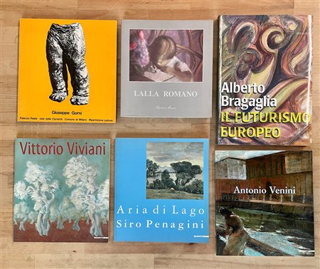 PITTURA FIGURATIVA ITALIANA - Lotto unico di 6 cataloghi