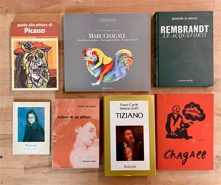 GRANDI MAESTRI DELLA STORIA DELL'ARTE - Lotto unico di 7 cataloghi