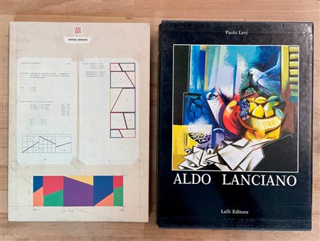 CATALOGHI CON OPERE ALL'INTERNO (LORENZO PIEMONTI E ALDO LANCIANO) - Lotto unico di 2 cataloghi con opere all'interno