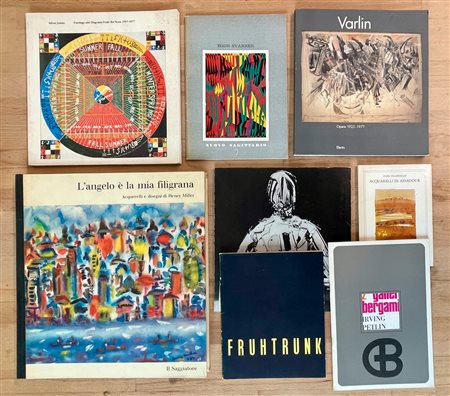 ARTISTI INTERNAZIONALI DEL DOPOGUERRA - Lotto unico di 8 cataloghi