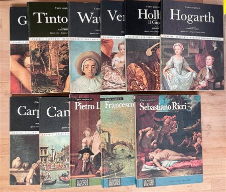 CLASSICI DELL'ARTE - RIZZOLI - Lotto unico di 11 cataloghi
