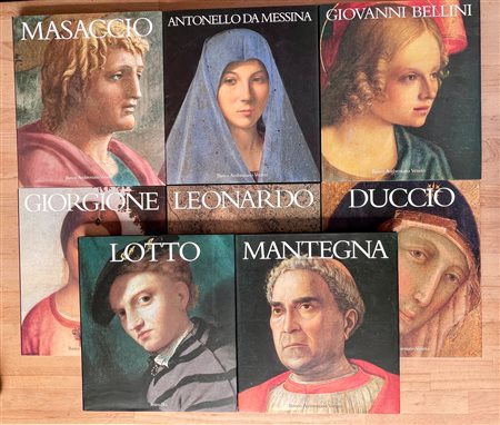 COLLANA 'IN PRESA DIRETTA' - I MAESTRI DELL'ARTE ITALIANA - Lotto unico di 8 cataloghi