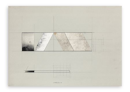 WALTER VALENTINI (1928-2022) - Progetto 'Immagini grigie', 1977