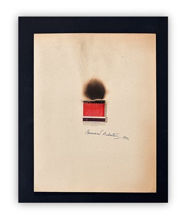 BERNARD AUBERTIN (1934-2015) - Dessin de feu, 1974