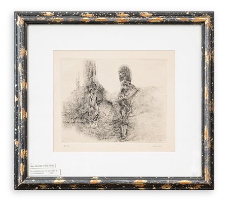 HANS BELLMER (1902-1975) - La vermoulu et le plissé, 1940