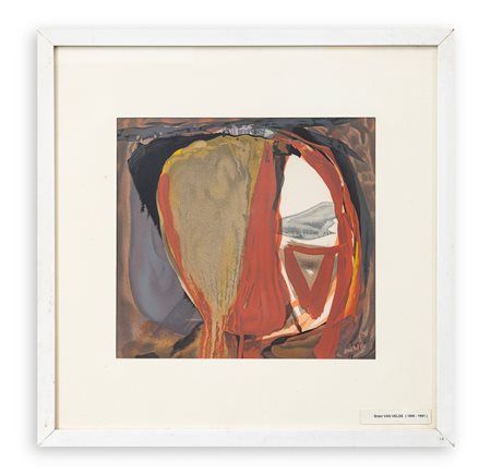 BRAM VAN VELDE (1895-1981) - Composizione, 1962