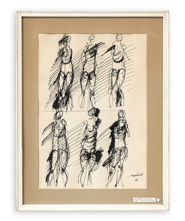 ENNIO MORLOTTI (1910-1992) - Senza Titolo (Nudi), 1961