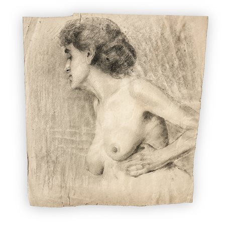 GIOVANNI GUARLOTTI (1869-1954) - Busto di donna