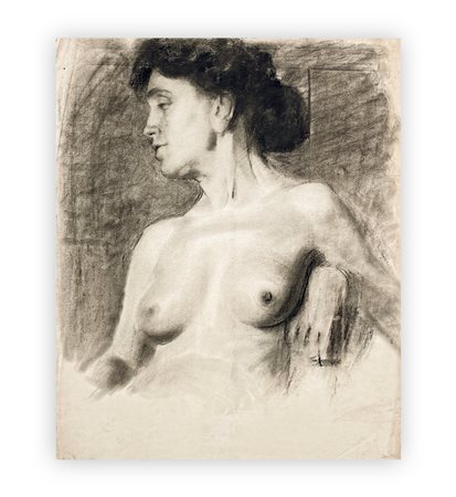 GIOVANNI GUARLOTTI (1869-1954) - Busto di donna 