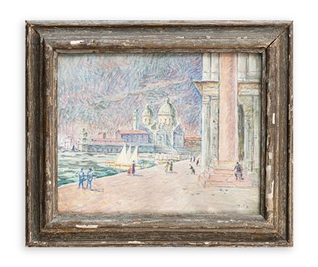 TITA MOZZONI (1894-1986) - Festa a Venezia, 1936 circa