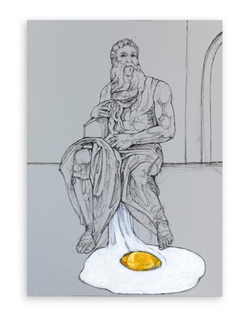 MELANIE FRANCESCA - The Box – La Cattedrale dell’Umana Fragilità. La frittata (Omaggio a Michelangelo), 2026