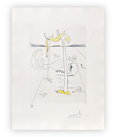 SALVADOR DALÌ (1904-1989) - Senza Titolo, 1974