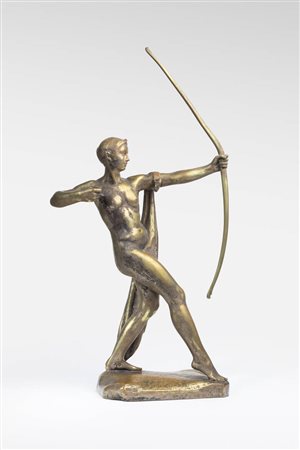 PAUL SILVESTRE<BR>Tolosa (Francia) 1884-1976 Ivry-sur-Seine (Francia)<BR>"Arciera"