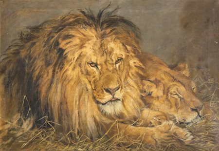 PITTORE ANONIMO<BR>"Leoni"