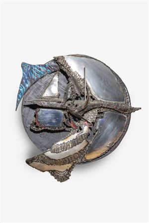 UCCHINO NINO<BR>Santa Teresa di Riva (ME) 1952<BR>"Reflexa" o "Frammenti di Luna 3"