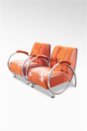 PRODUZIONE ITALIANA<BR>Coppia di poltrone