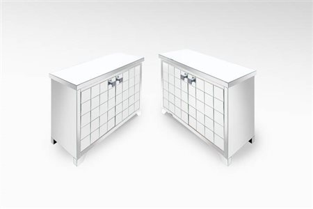 FONTANA ARTE, nello stile di<BR>Coppia di mobili