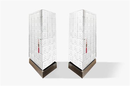 GIO PONTI, nel gusto di<BR>Milano 1891 - 1979<BR>Coppia di mobili contenitori