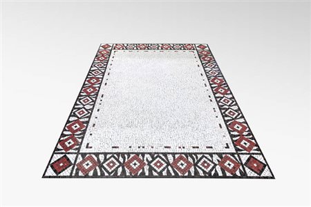 ALVIERO MARTINI<BR>Cuneo 1950<BR>Tappetto effetto mosaico