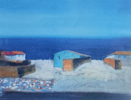 MAGAZZINI SALVATORE Pistoia (Ps) 1955 Versilia Olio su tavola 40,00x50,00...