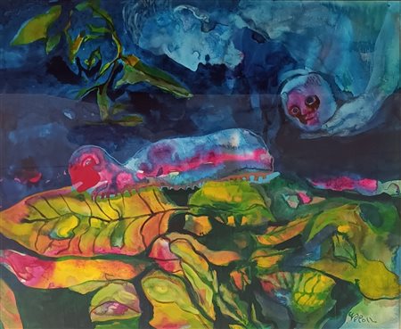 CARROLL ROBERT Painesville (Stati Uniti) 1934 Darwin studies the nutriens...