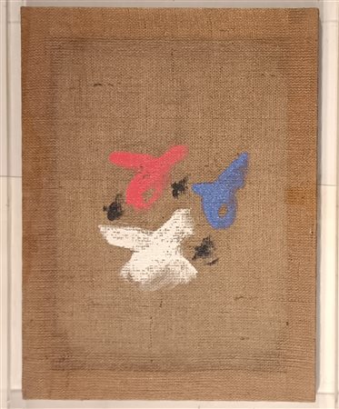 EMBLEMA SALVATORE Terzigno (Na) 1925 Senza titolo 2004 Terra colorata su tela...