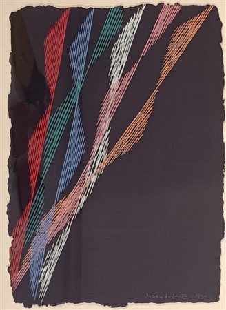 DORAZIO PIERO Roma (Roma) 1927 Senza titolo 1990 Gouache su carta 50,00x35,00...