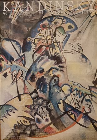 KANDINSKY WASSILY Mosca (Russia) 1866 Kandinsky Poster vintage 100,00x70,00...